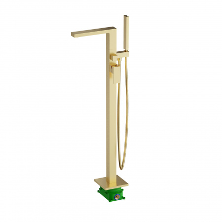 Смеситель для ванны напольный Timo Selene 2210/17Y-CR золото матовое фото