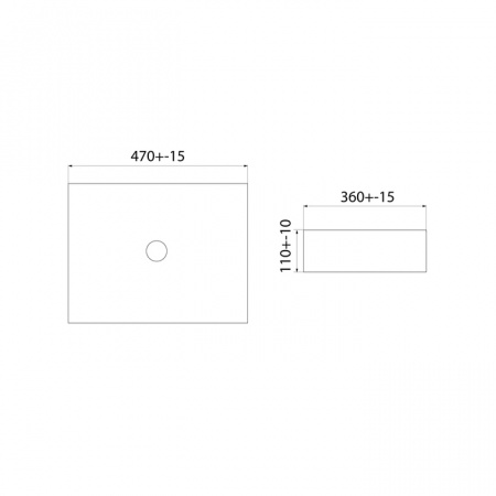 Накладная раковина Iddis Slide SLIBM02i27 фото