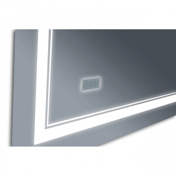 Зеркало Бриклаер Эстель-2 100 см с часами фото