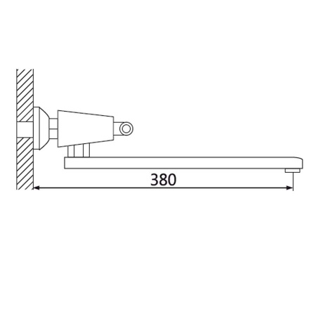 Смеситель для ванны с душем Oute T74Q T7423Q фото