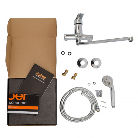 Смеситель для ванны с душем Raiber Zoom R4002 фото