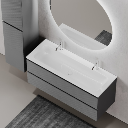 Тумба под раковину Sancos Folk FL120GS Grey soft фото