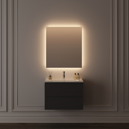 Зеркало с подсветкой Sancos Square 2.0 SQ2.800 80x70 фото