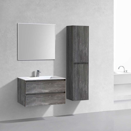 Тумба под раковину Vincea Luka VMC-2L800GS G.Stone 80 см фото