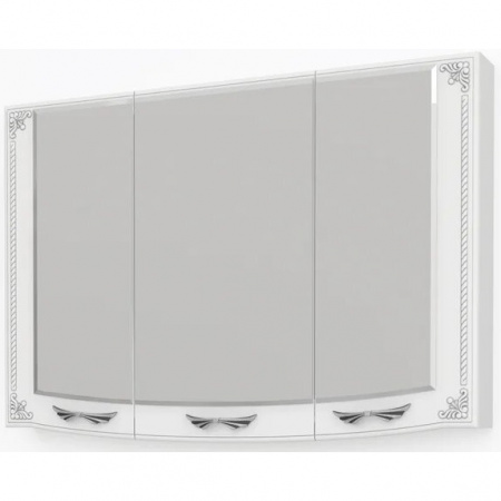 Зеркало-шкаф Kaksa Классик-Д 004110 105 см серебро фото