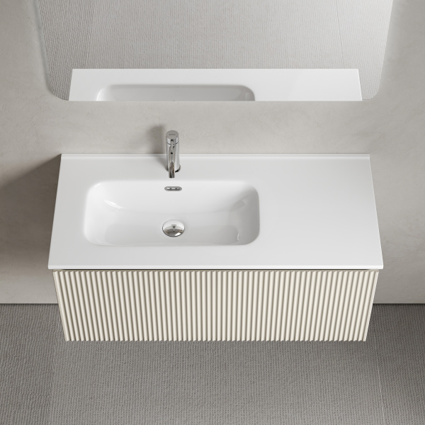 Тумба под раковину Sancos Snob R 1.0 SNR1.0100LCE Beige Soft фото