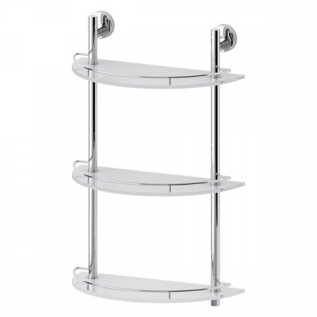 Полка полукруглая с ограничителем тройная FBS LUX 082 40 см фото