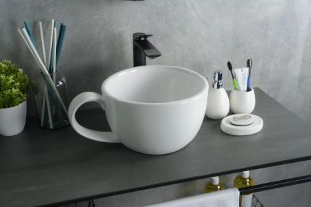 Накладная раковина Gid 9055 40x30 фото