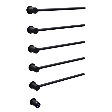 Электрический полотенцесушитель Abber Charme AH4005MB черный матовый фото