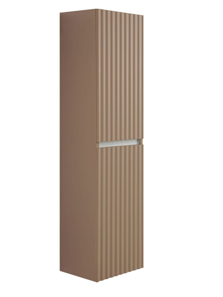Шкаф-пенал Art&Max Elegant AM-ELEGANT-1500-2А-SO-CM-LED капучино матовый, с подсветкой фото