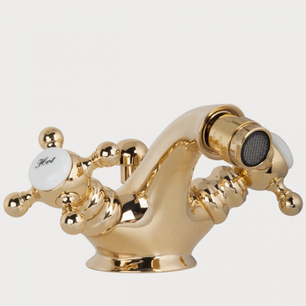 Смеситель для биде двухвентильный Gattoni Vivaldi 1236012D0 oro фото