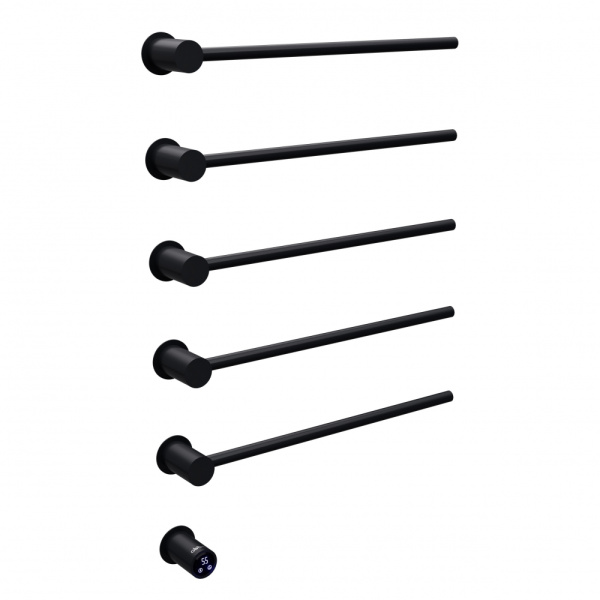 Электрический полотенцесушитель Abber Charme AH4005MB черный матовый фото