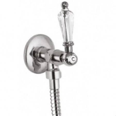 Запорный вентиль Cezares Diamond DIAMOND-VL-01-Sw хром/swarovski фото