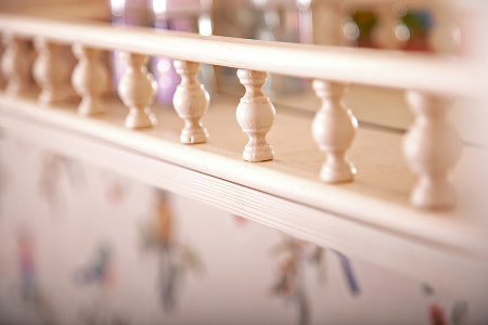 Зеркало со шкафчиком и балюстрадой Бриклаер Кантри 105 фото