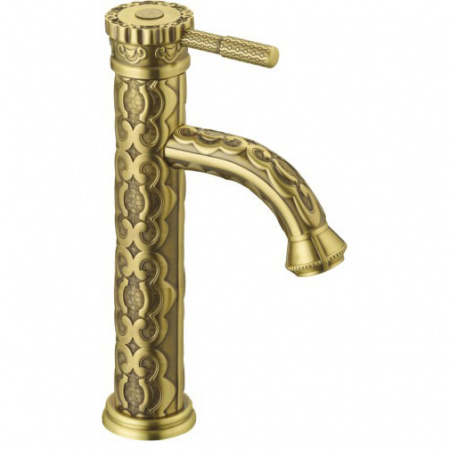 Высокий смеситель для раковины Zorg Antic A 121U-BR фото