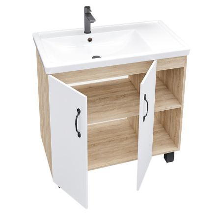 Тумба под раковину Grossman Флай 80 108001 белая фото