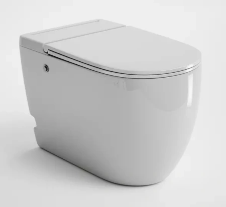 Унитаз напольный с импульсным смывом Grossman GR-PR-5502 с сиденьем фото