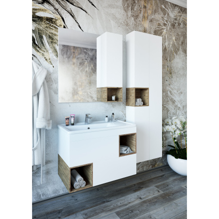 Зеркало-шкаф Sanflor Даллас С04835 80 см фото