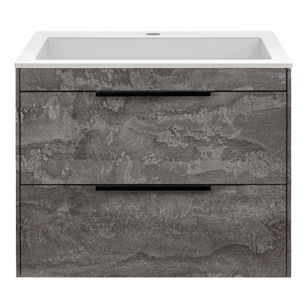 Тумба под раковину Vincea Chiara 2D VMC-2C2600GS G.Stone 60 см фото