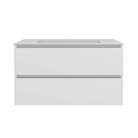 Тумба под раковину Vincea Luka Soft-Touch VMC-2L800MW белая матовая фото