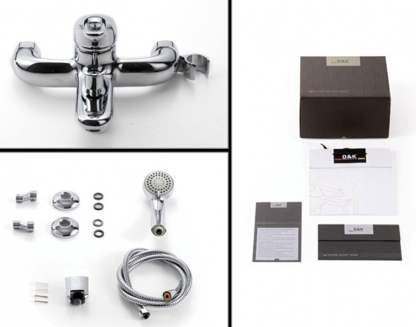Смеситель для ванны с душем D&K Eucharius Rhein DA1373201 фото