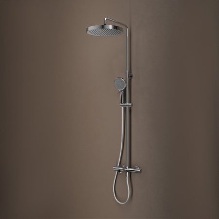 Душевая система с термостатом Iddis Duna DUNSBSTi06 хром фото