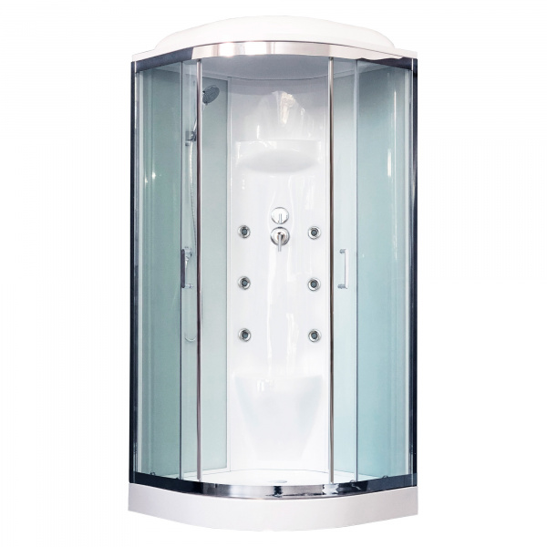 Душевая кабина Royal Bath НК RB90HK7-WT-CH 90x90 фото