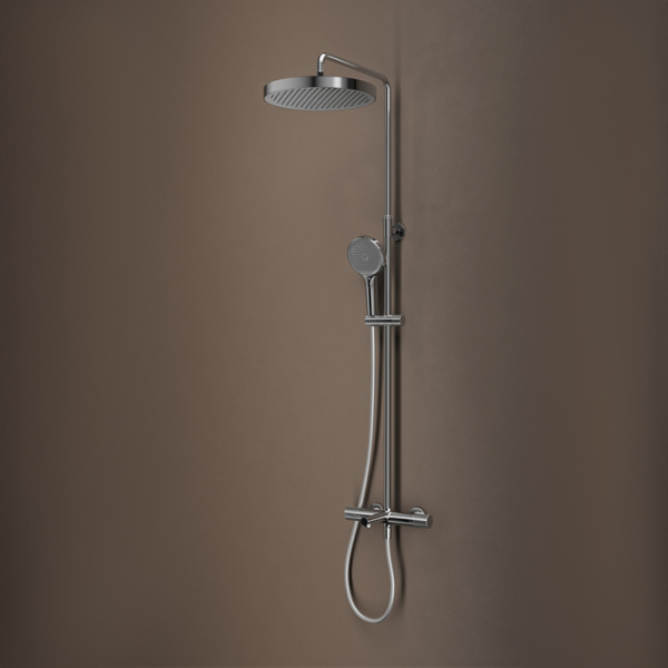 Душевая система с термостатом Iddis Duna DUNSBSTi06 хром фото