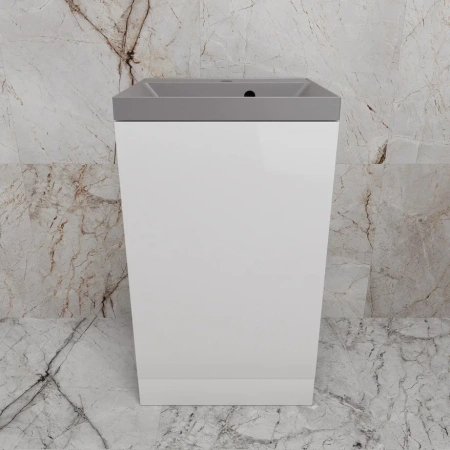 Тумба напольная Style Line Моно ЛС-00002449 белая фото