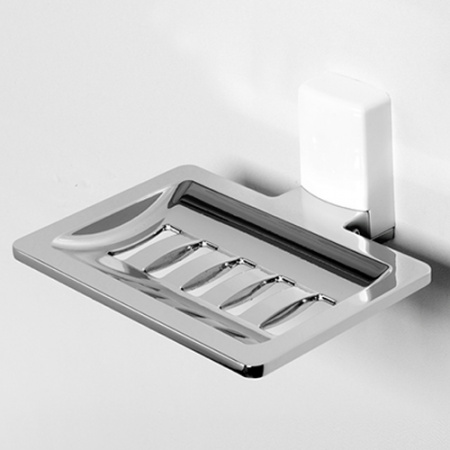 Мыльница-решетка настенная WasserKRAFT Leine K-5069WHITE фото