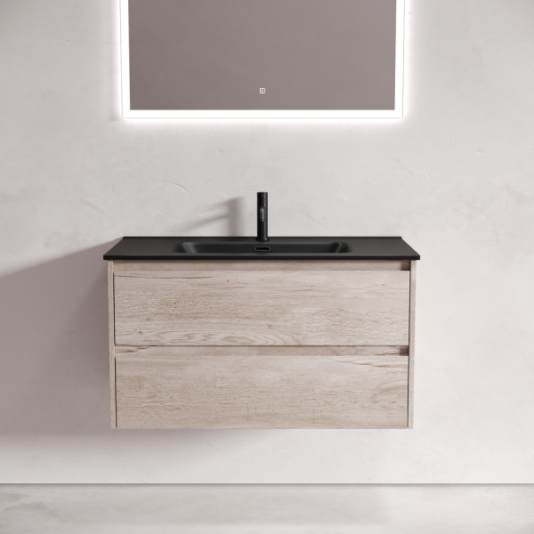 Тумба под раковину Sancos Libra LB90EG дуб галифакс натуральный фото