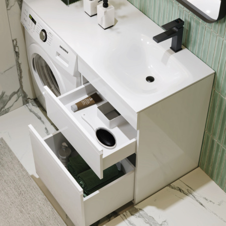 Тумба под стиральную машину Aqwella Duet 115 DU01052N фото