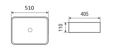 Накладная раковина WeltWasser Elbach ELBACH 2178 51x40,5 фото
