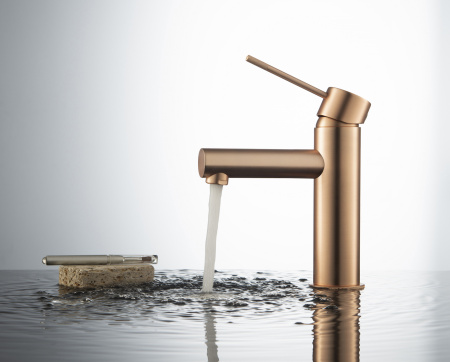 Смеситель для раковины Timo Saona 2361/19F Розовое золото фото