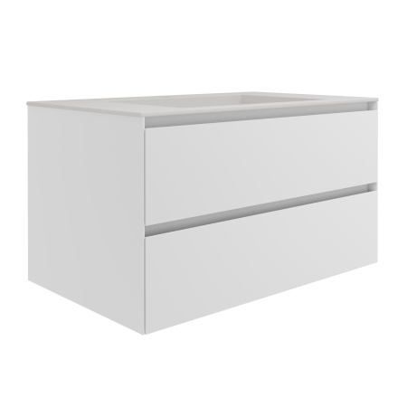 Тумба под раковину Vincea Luka Soft-Touch VMC-2L800MW белая матовая фото