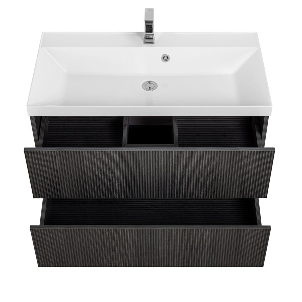 Тумба под раковину Art&Max Verona-Push AM-Verona-Push-900-2C-SO-KD кадена дарк фото