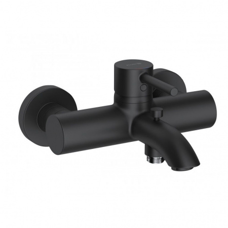 Смеситель для ванны с душем Kludi Bozz 386913976 черный матовый фото