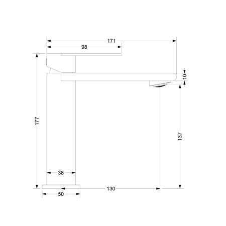 Смеситель для раковины Vincea Vogue VBF-2VS1MB черный матовый фото