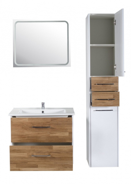 Зеркало ASB Woodline Оскар 10235 75 см фото