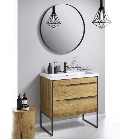 Тумба с раковиной Aqwella Фарго FRG0110DB 100 см фото