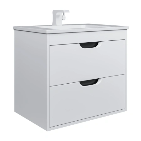 Тумба под раковину Uperwood Modul 65 2930205354 белая/графит фото