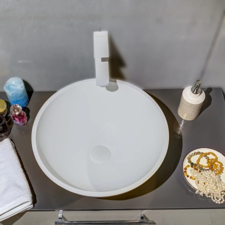 Накладная раковина Montebianco Migliore Nemi 11102 39,5х39,5 матовая фото