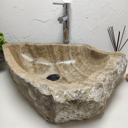 Накладная раковина из оникса Erozy Sunset EO-01310 (66*49*16) фото