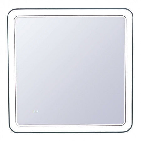 Зеркало с подсветкой и часами Style Line Атлантика 80 фото