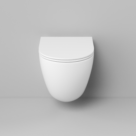 Подвесной унитаз со смывом торнадо Grossman GR-4455SQC с сиденьем/с закрытым дном фото