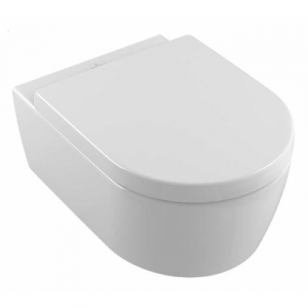Унитаз подвесной Villeroy & Boch Avento 5656HR01 с сиденьем soft close фото