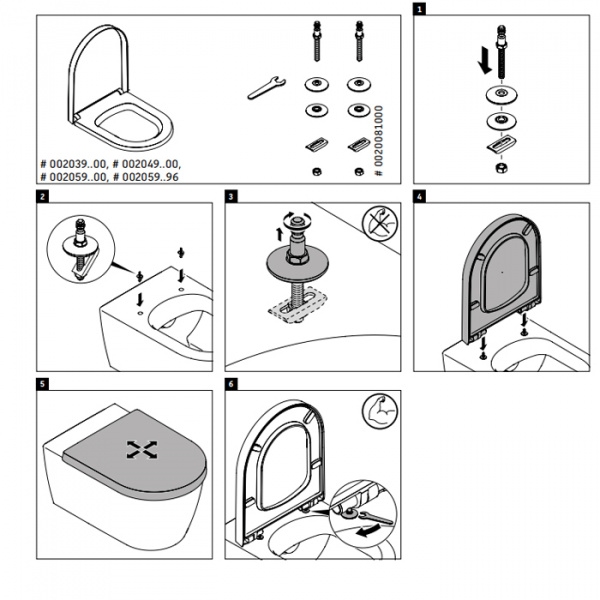 Сиденье для унитаза Duravit P3 0020390000 soft close фото
