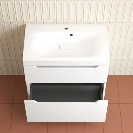 Тумба напольная Style Line Остин 80 ЛС-00002393 белая фото