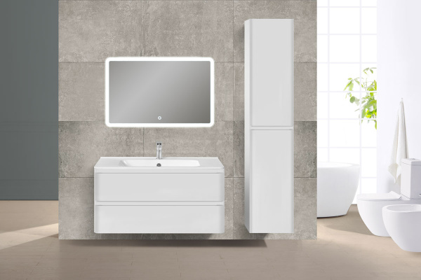 Тумба под раковину Vincea Vico VMC-2V100GW G.White 100 см фото