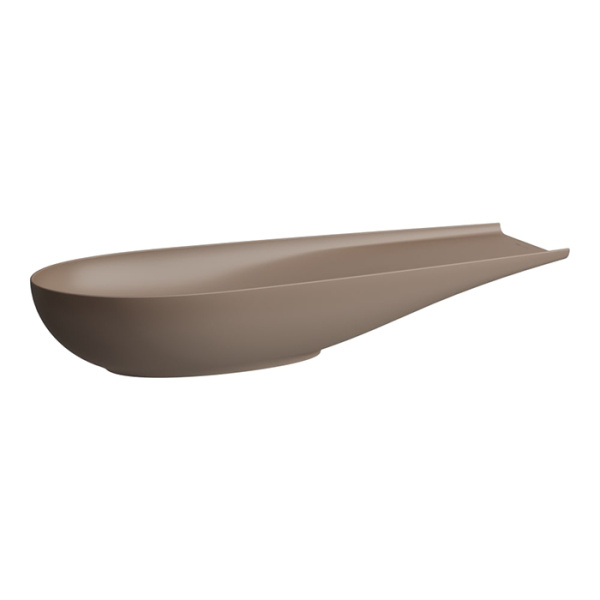 Накладная раковина Laufen Alessi One 8.1897.4.188.112.1100х38 кофейная матовая фото